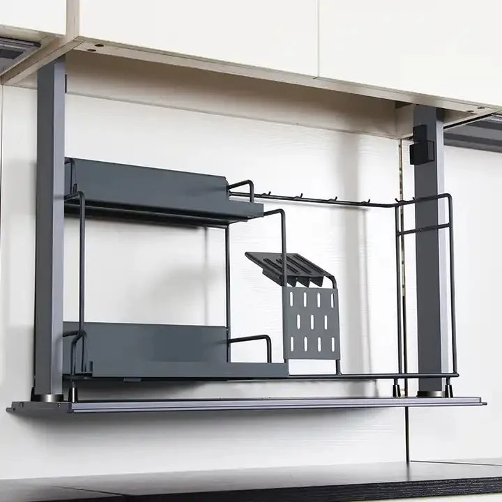 Kitchen Appliance Hardware Automatic Lifting Storage Rack